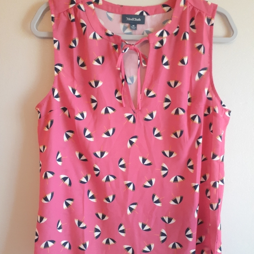 Modcloth size M pink blouse